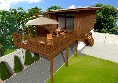 Nadstavba garáže, Jastrabia ul, 2015